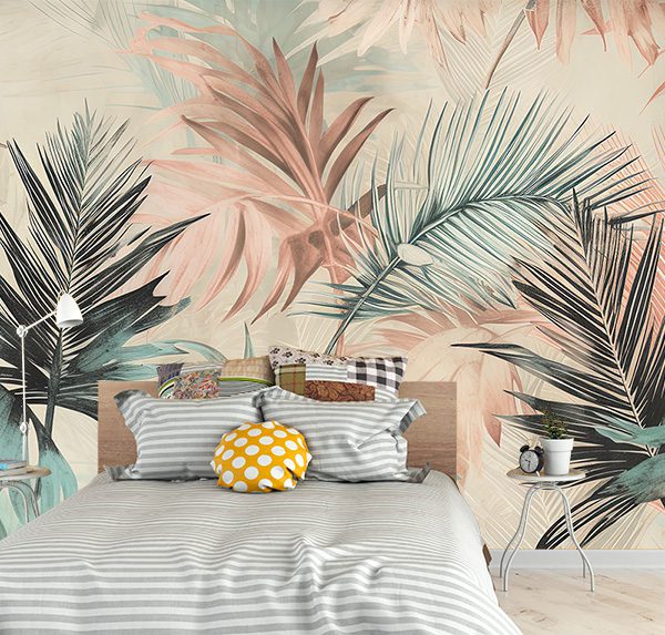 Watercolor Tropical Leaf Pattern