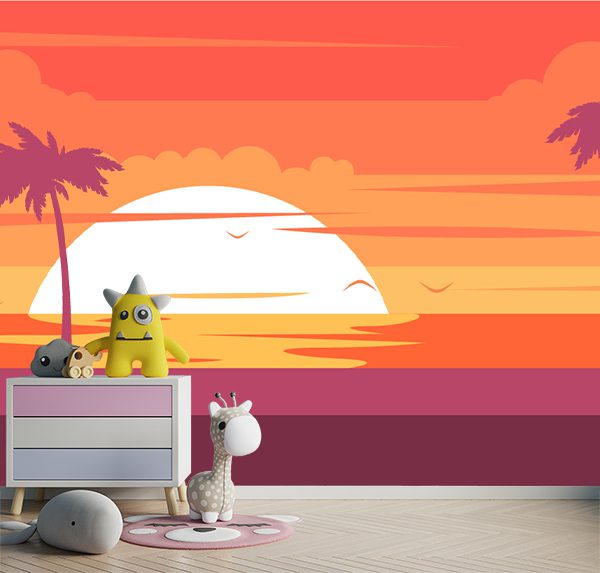 Escape to paradise illustration