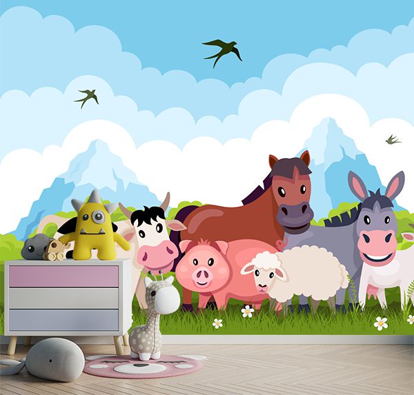 Cartoon Farm Animals
