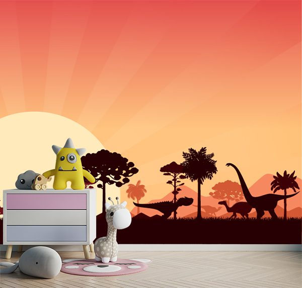 Prehistoric world Sunset