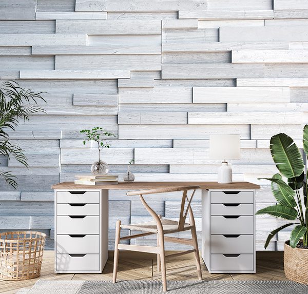 Modern Grey Stone Tile Wall