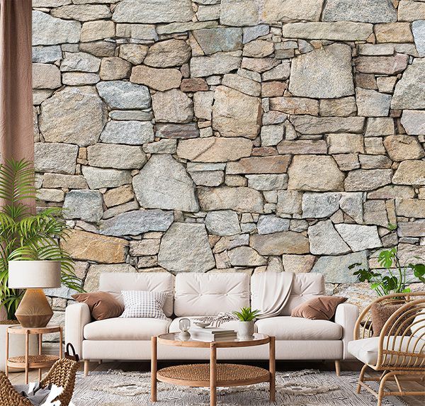 Natural Stone Wall Feature
