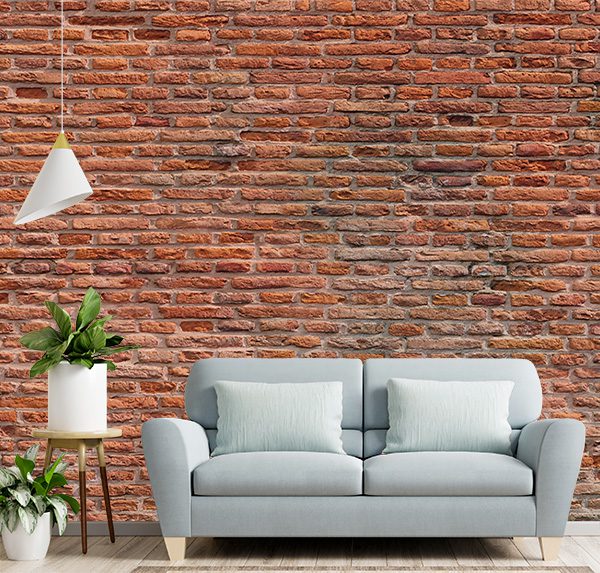 Retro Aged Brick Wall